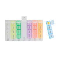 Organizator medicamente format din 28 de casete colorate 4/7, Bazarul de Sanatate
