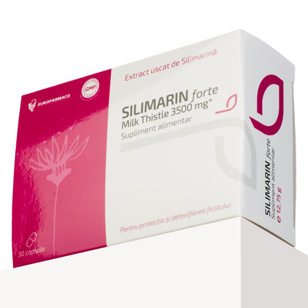 Silimarina Forte Milk Thistle, 3500 mg, 30 capsule, Eurofarmaco 706847