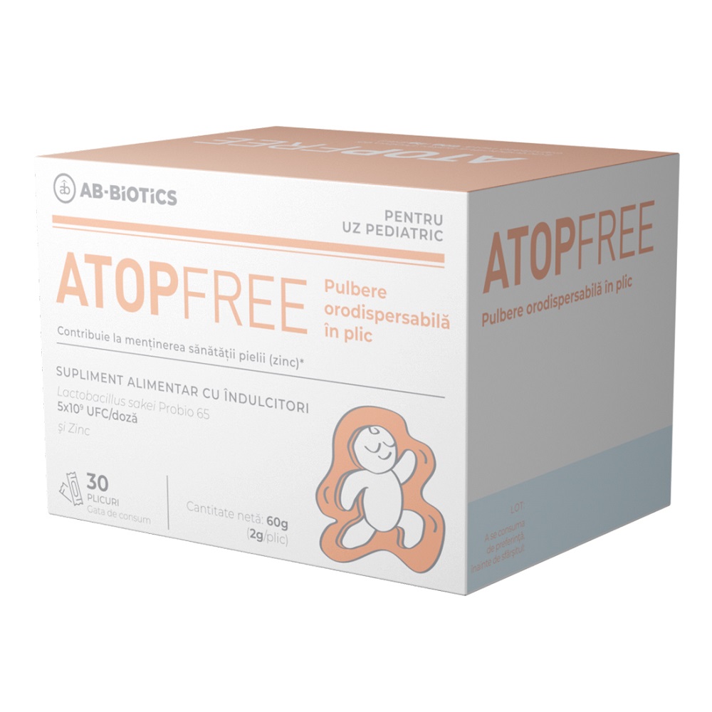 Atopfree pulbere orodispersabila, 30 plicuri, Ab-Biotics