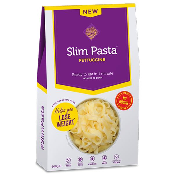 Fettucini din konjac fara clatire, 200g, Slim Pasta