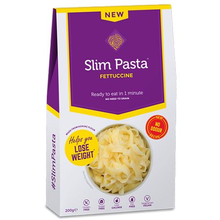 Fettucini din konjac fara clatire, 200 g, Slim Pasta