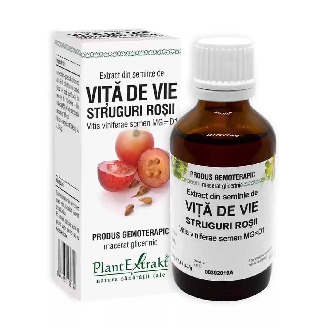 Extract din seminte de vita-de-vie, 50 ml, Plant Extrakt