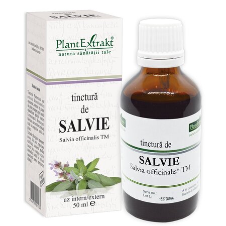 Tinctura de Salvie, 50 ml, Plant Extrakt