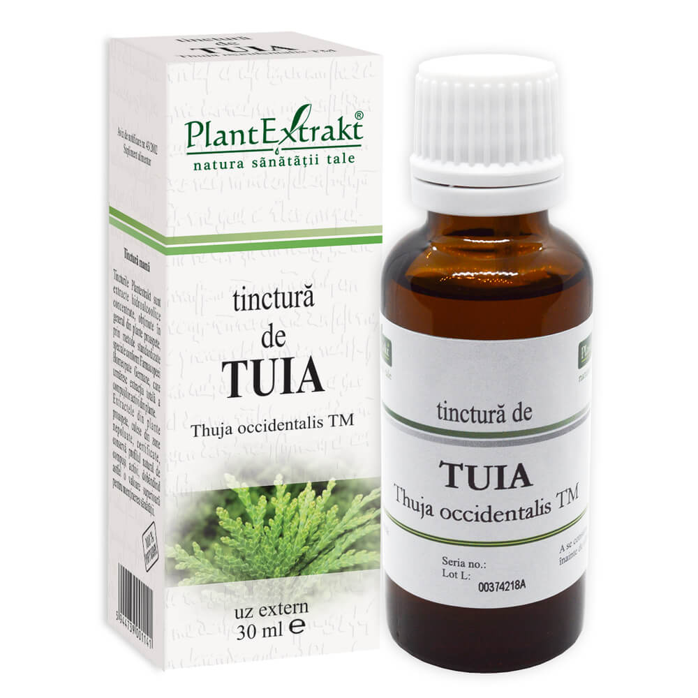 Tinctura de Tuia, 30 ml, Plant Extrakt