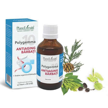 Polygemma 10 Antiaging barbati, 50 ml, Plant Extrakt 731807