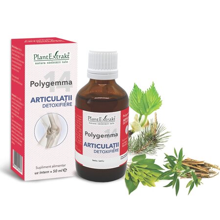 Polygemma 14 Articulatii Detoxifiere, 50 ml, Plant Extrakt 731814