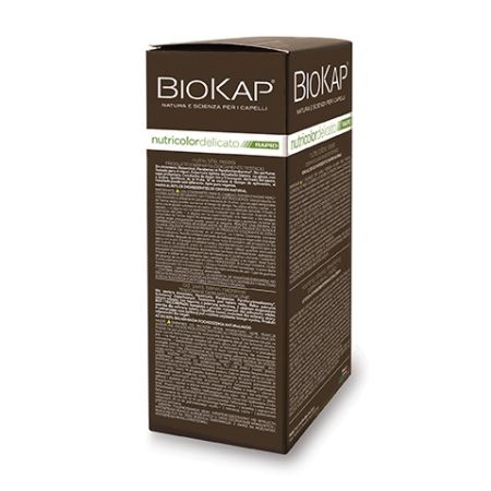 Vopsea pentru par Nuanta 4.0 Natural Brown Nutricolor Delicato Rapid, 135 ml, Biokap 636091