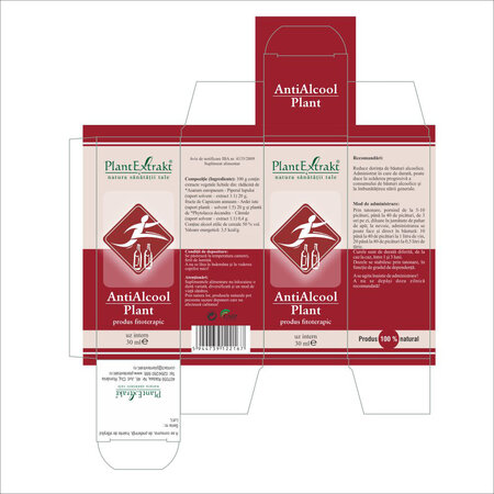 Antialcool Plant, 30 ml, Plant Extrakt 732254
