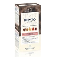 Vopsea permanenta pentru par Nuanta 6.77 Light Brown Cappuccino, 50 ml, Phyto
