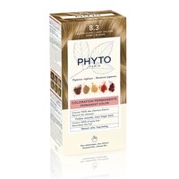 Vopsea de par Light Golden Blonde 8.3 blond auriu deschis Phytocolor, 50 ml, Phyto