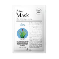 Masca de fata cu Aloe si Acid Hialuronic 7 Days Plus, 1 bucata, Ariul