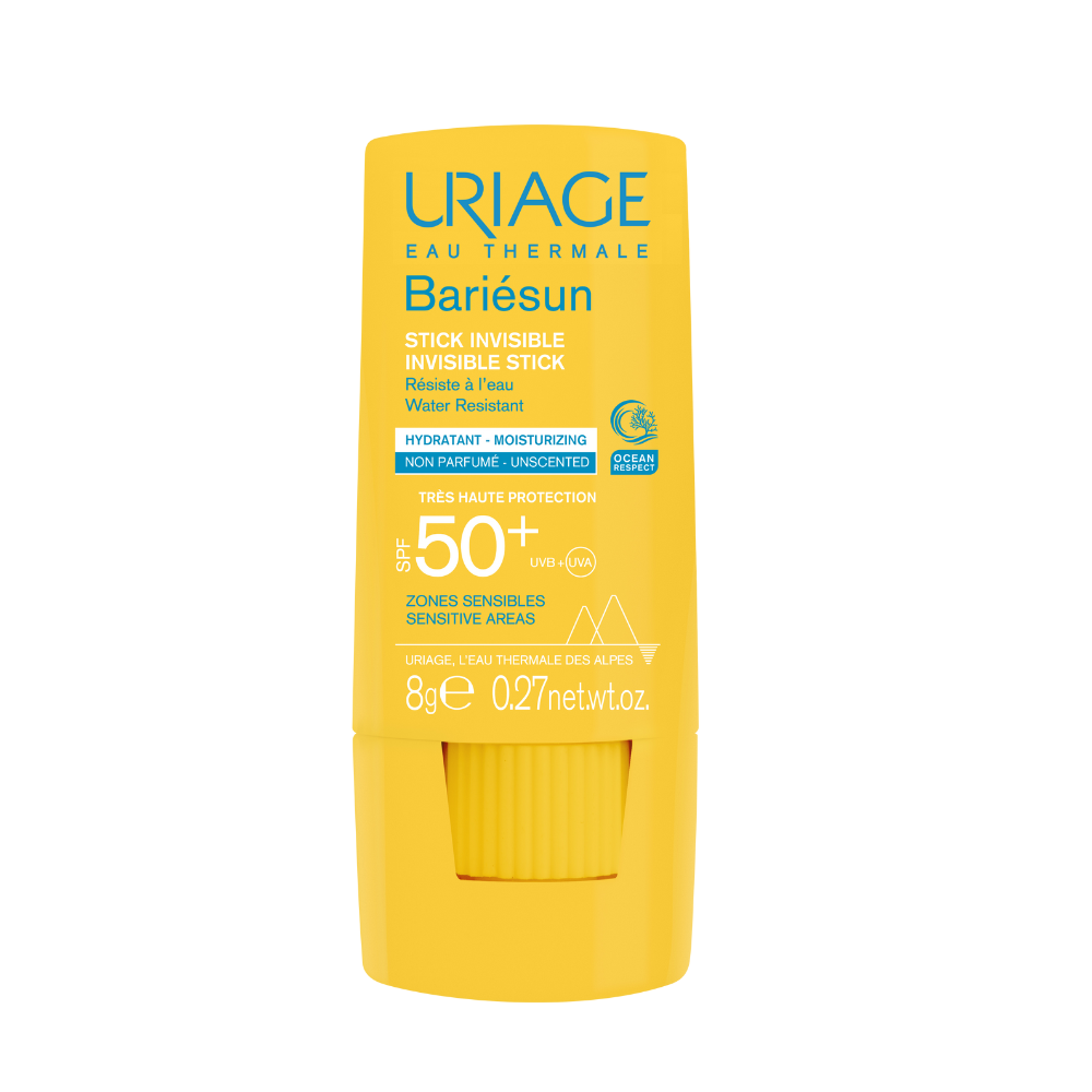 Stick invizibil pentru protectie solara cu SPF 50+ Bariesun, 8 g, Uriage