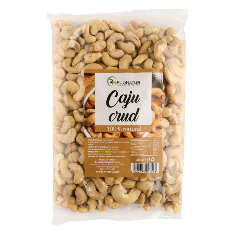 Caju crud, 500 g, Econatur