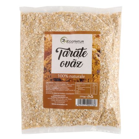 Tarate de ovaz, 250 g, Econatur
