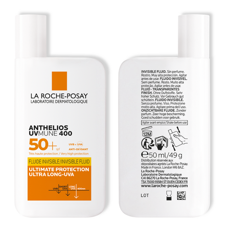 Fluid cu protectie solara SPF 50+ pentru fata Anthelios UVmune 400, 50 ml, La Roche-Posay 549852