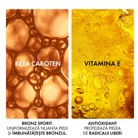 Apa cu beta-caroten si protectie solara SPF 50 pentru fata si corp Capital Soleil, 200 ml, Vichy 752094
