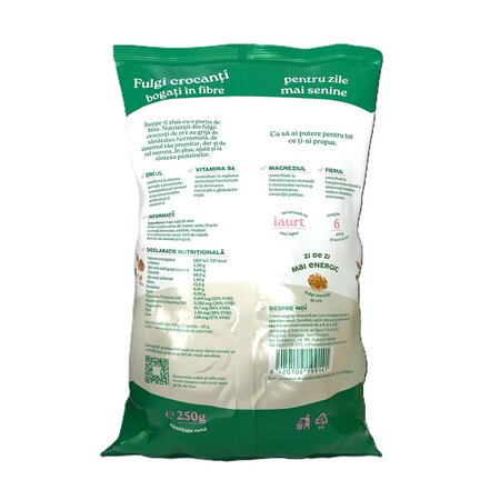 Fulgi de orz crocanti, 250 g, Sanovita 728716