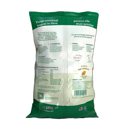 Fulgi de ovaz crocanti, 250 g, Sanovita 728719