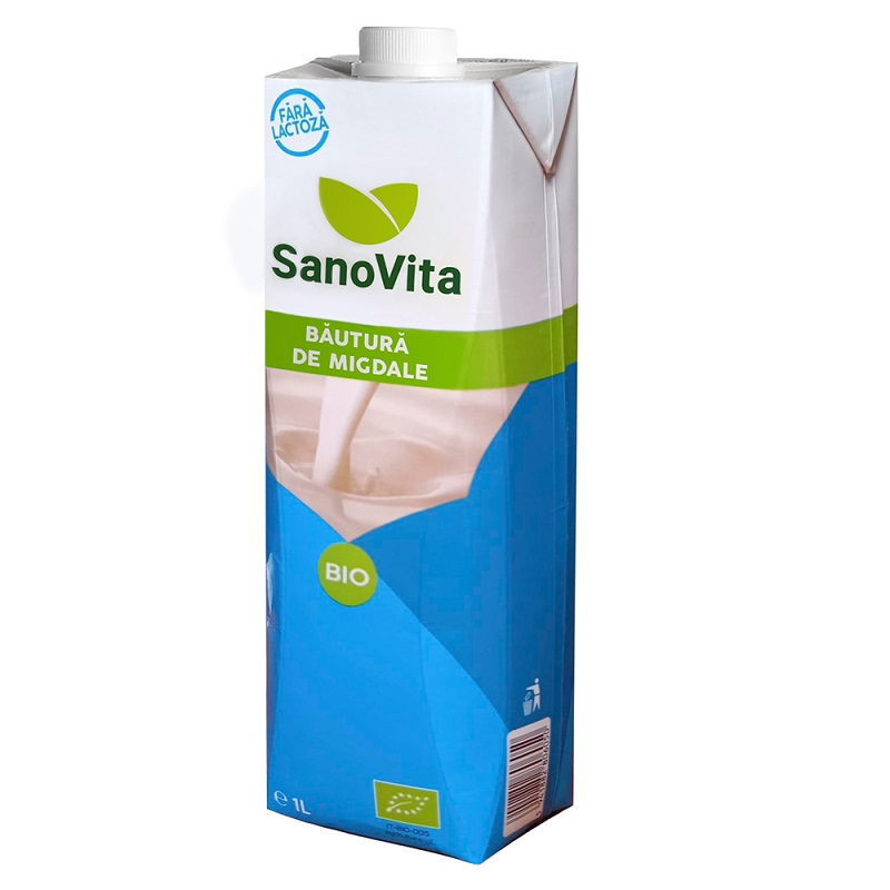 Bautura bio de migdale, 1000 ml, Sanovita