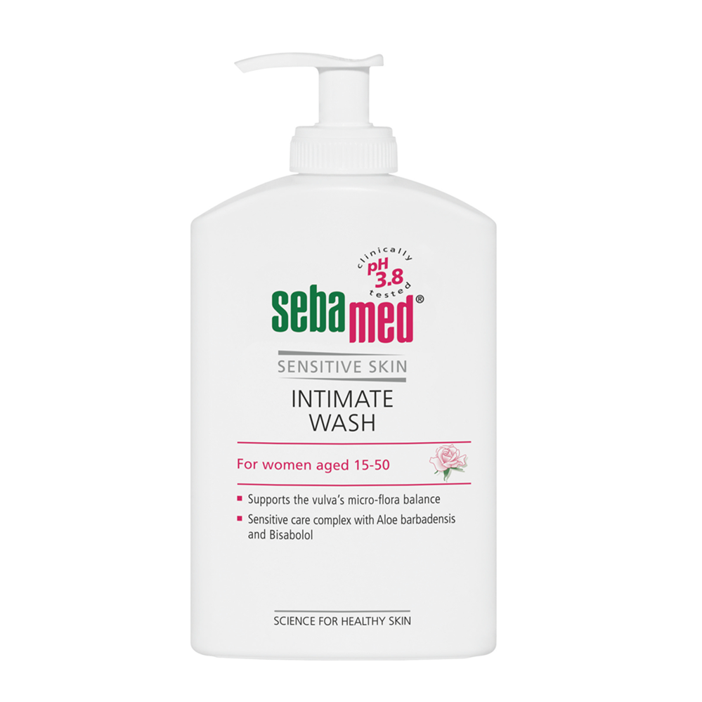 Gel pentru igiena intima cu ph 3.8 Sensitive Skin, 400 ml, Sebamed