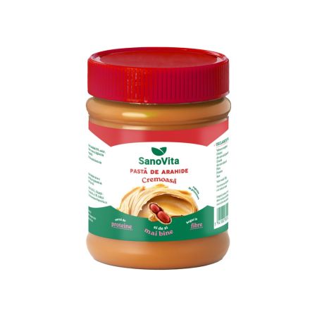 Pasta de alune Creamy, 375g, Sanovita