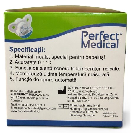 Suzeta cu termometru PM29, Perfect Medical 724063