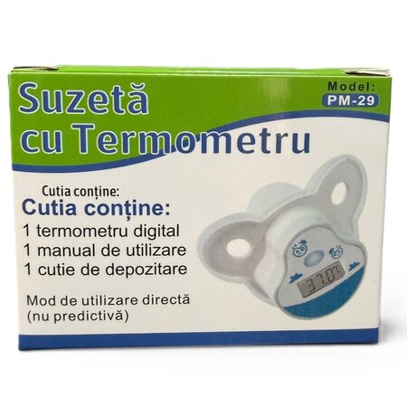 Suzeta cu termometru PM29, Perfect Medical