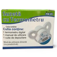 Suzeta cu termometru PM29, Perfect Medical