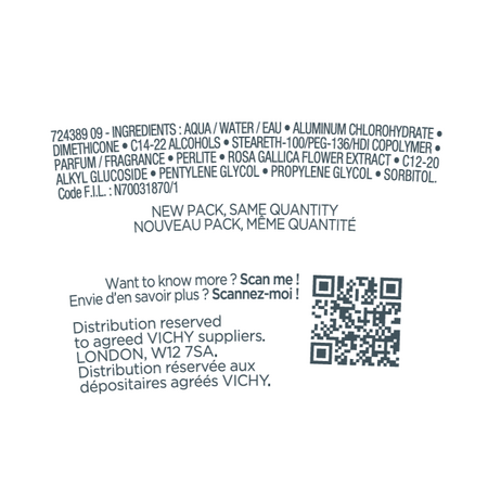 Pachet Deodorant roll-on tratament intensiv anti-transpirant Stress Resist 72H, 50 ml + 50 ml, Vichy 699330