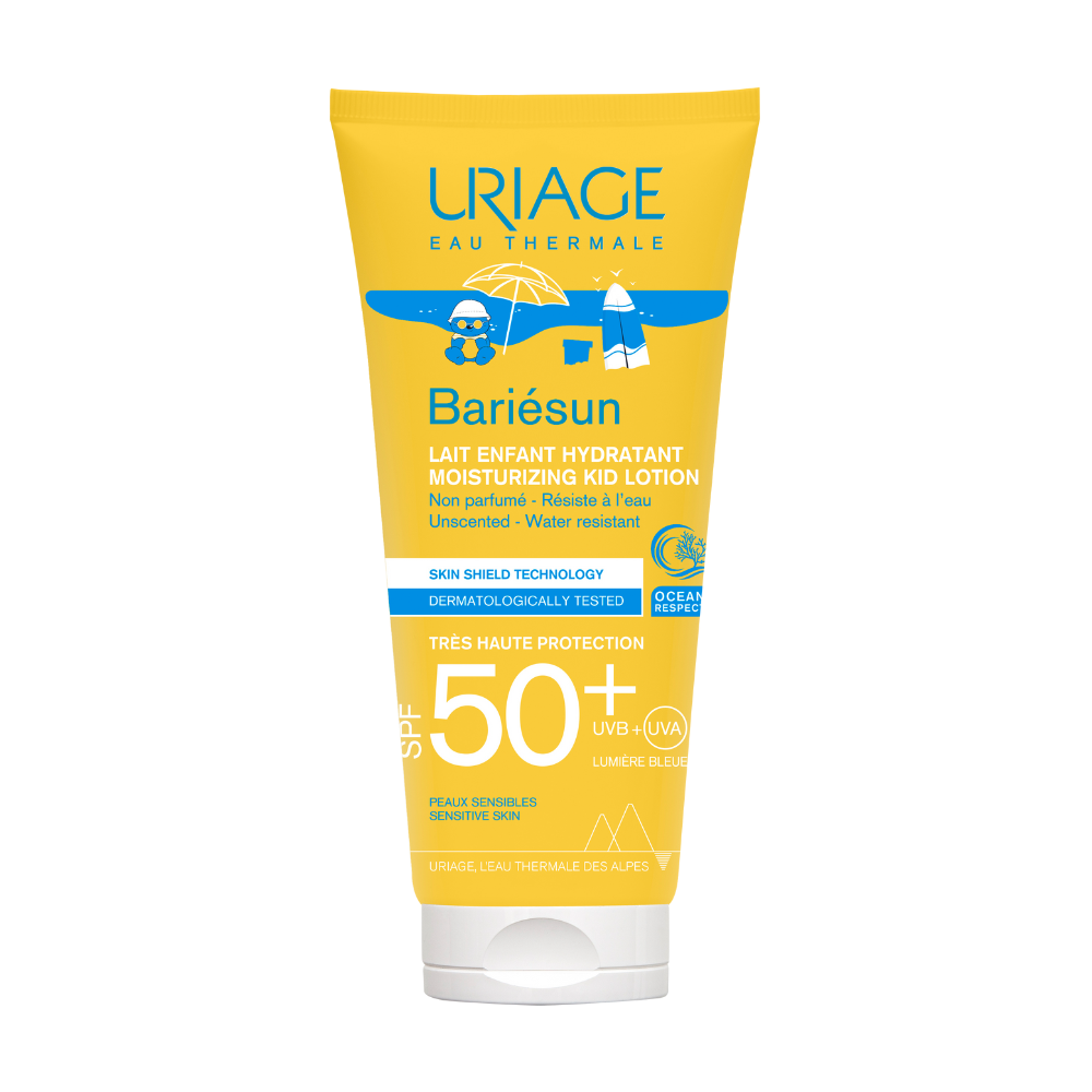 Lapte de protectie solara cu SPF 50+ pentru copii Bariesun, 100 ml, Uriage