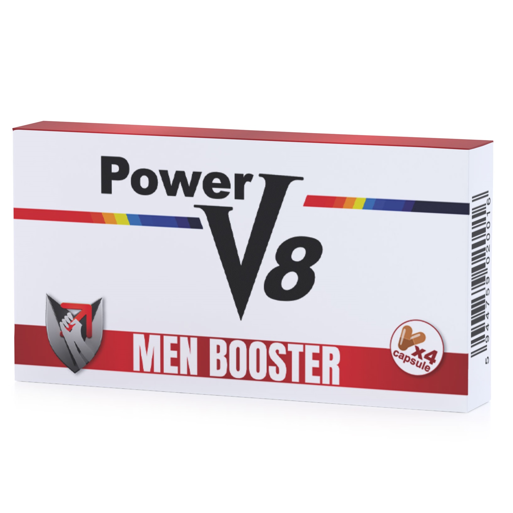 Stimulent sexual, 4 capsule, Power V8