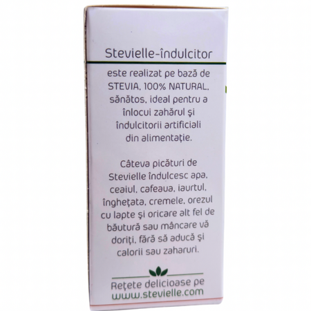 Indulcitor cu Stevia SteviElle, 50 ml, Hermes Natural 725780
