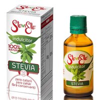 Indulcitor cu Stevia SteviElle, 50 ml, Hermes Natural