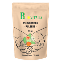 Pulbere de Ashwagandha, 125 g, Biovitalis