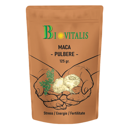 Maca pulbere, 125g, Sanoviva Farma