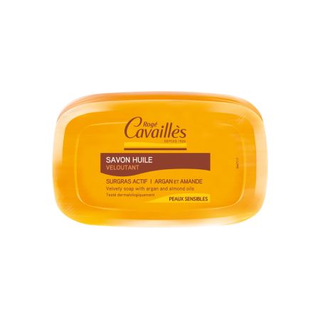 Sapun catifelant cu ulei de argan si migdale, 115 g, Roge Cavailles