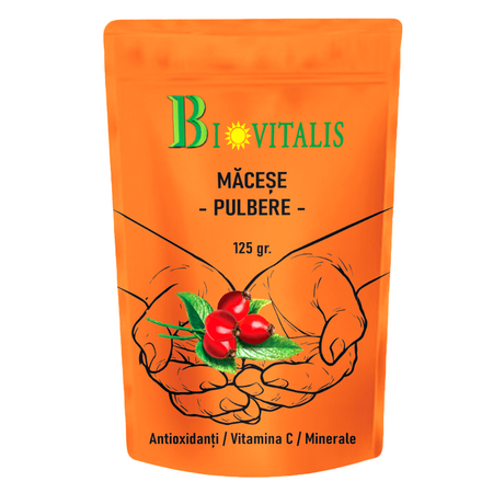 Macese pulbere, 125g, Sanoviva Farma