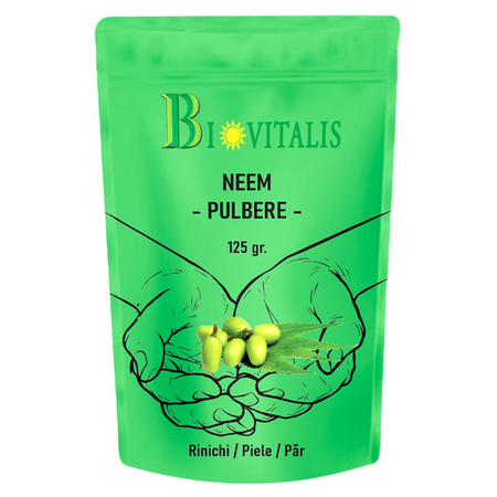 Neem pulbere, 125g, Sanoviva Farma