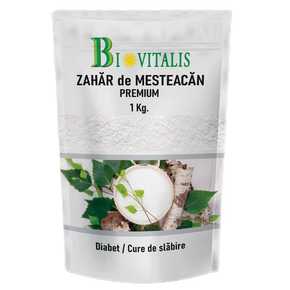 Zahar de mesteacan finlandez, 1000 g, Biovitalis