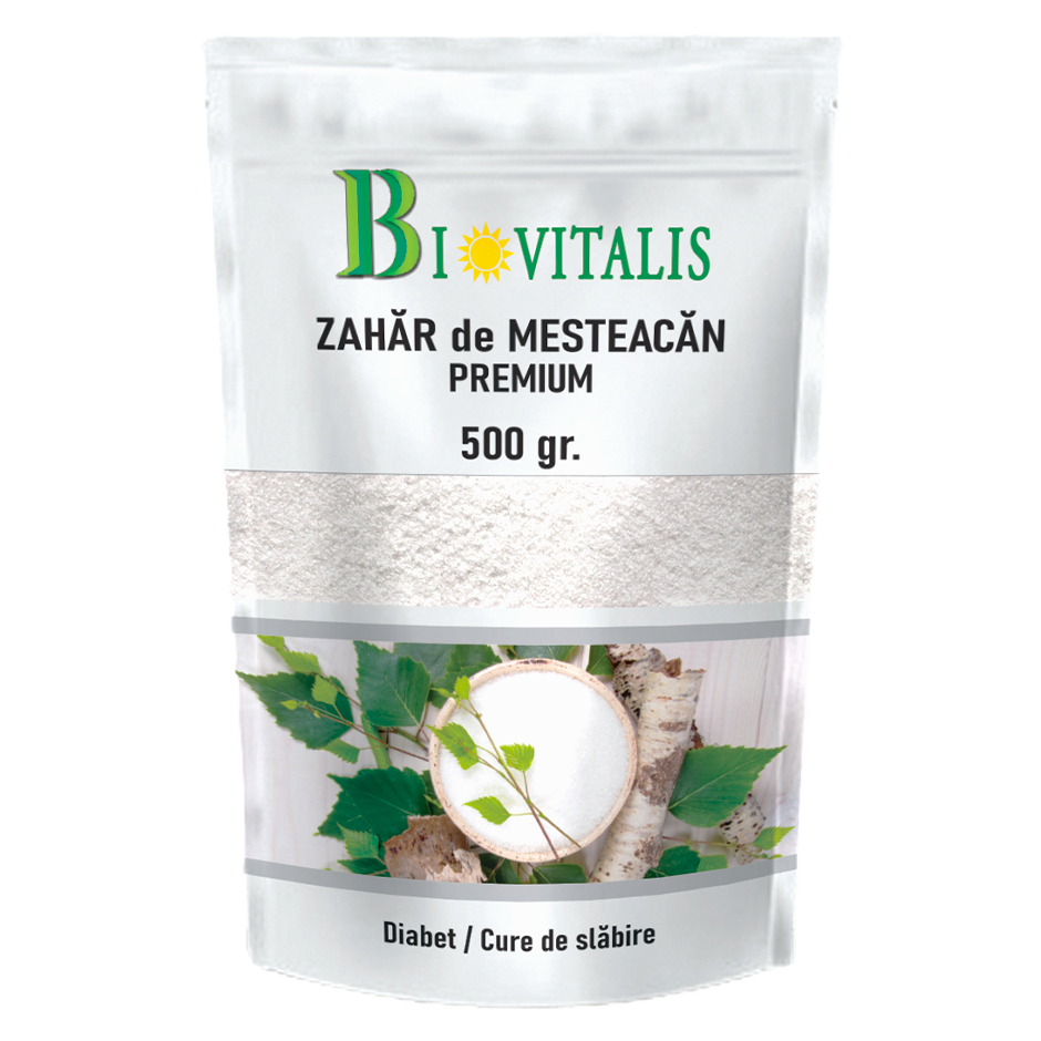 Zahar din mesteacan finlandez, 500 g, Biovitalis