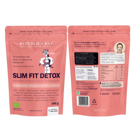 Pulbere Bio slim fit detox, 200 g, Republica Bio 701766
