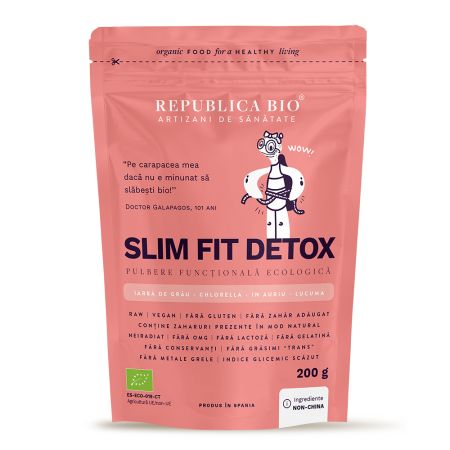 Pulbere Bio slim fit detox, 200 g, Republica Bio