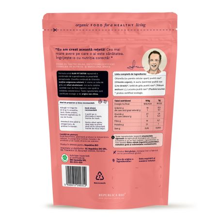 Pulbere Bio slim fit detox, 200 g, Republica Bio 701765