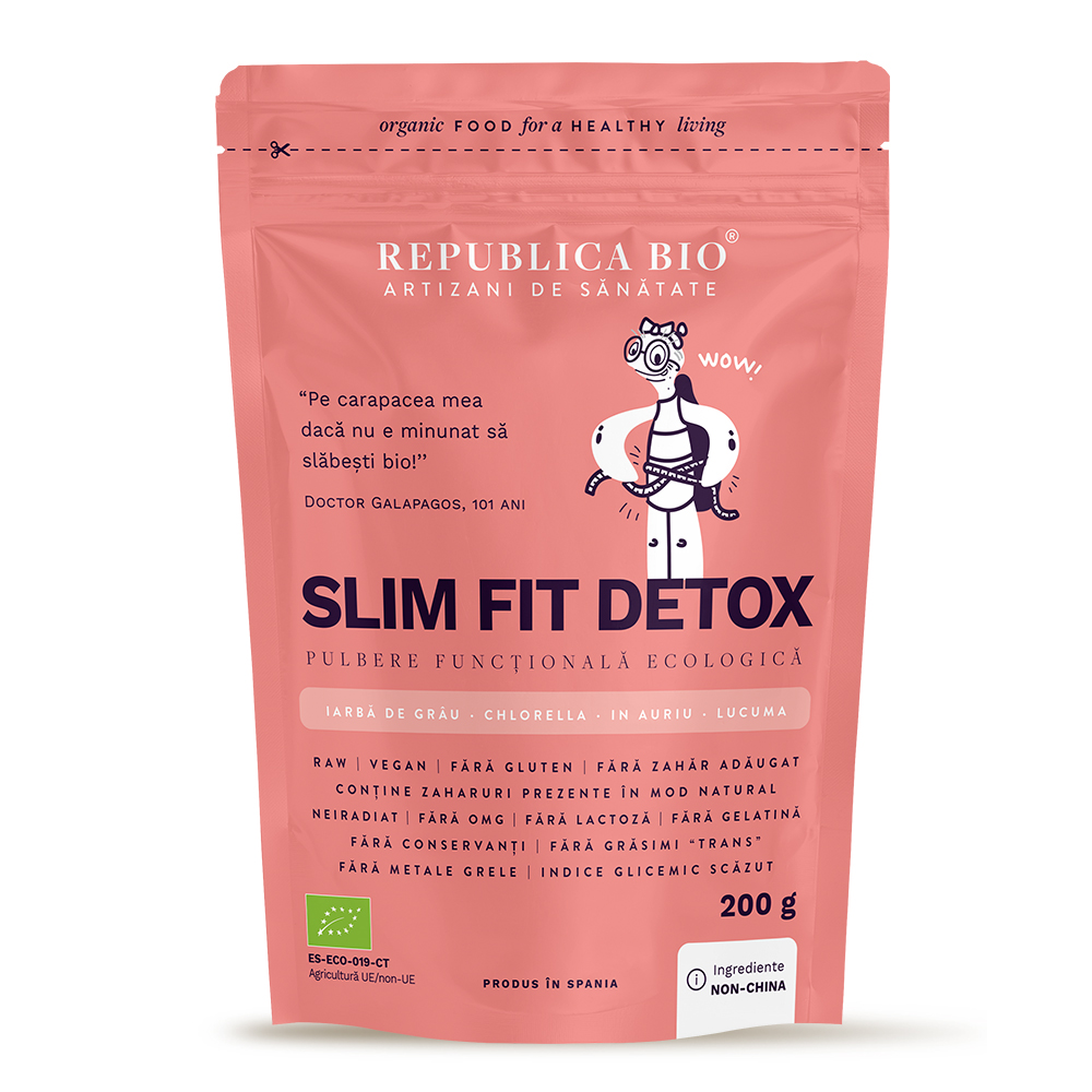 Pulbere Bio slim fit detox, 200 g, Republica Bio