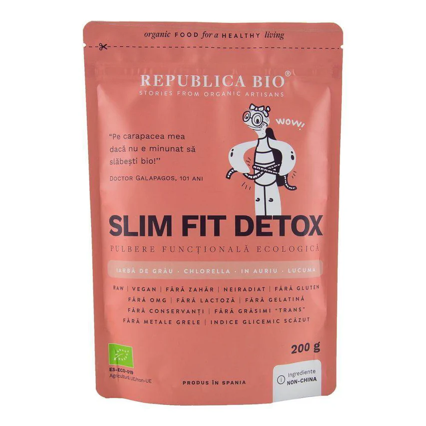 Pulbere Bio slim fit detox, 200 g, Republica Bio