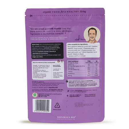 Brain food, Bio, 200 g, Republica Bio 701769