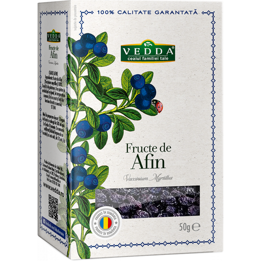 Fructe de afin, 50 g, Vedda