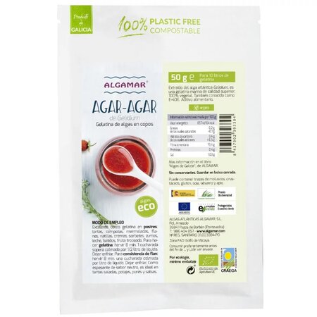 Agar Agar Bio, 50 g, Bio Holistic