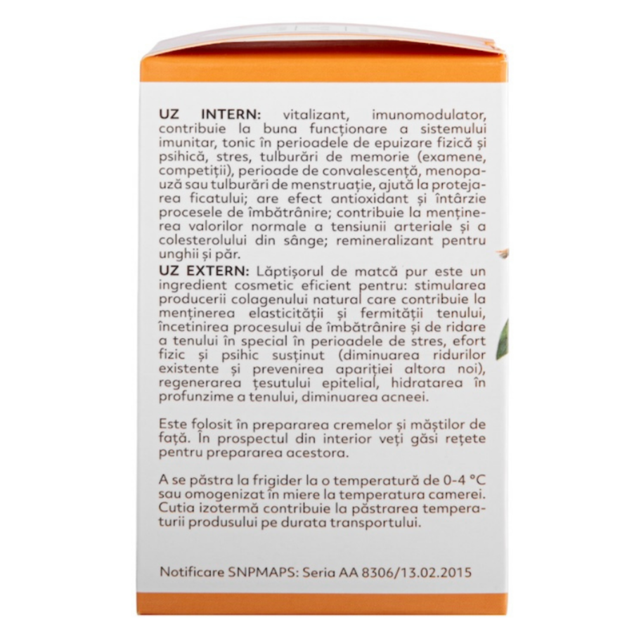 Laptisor de matca pur, crud, 10 g, Albina Carpatina : Farmacia Tei online
