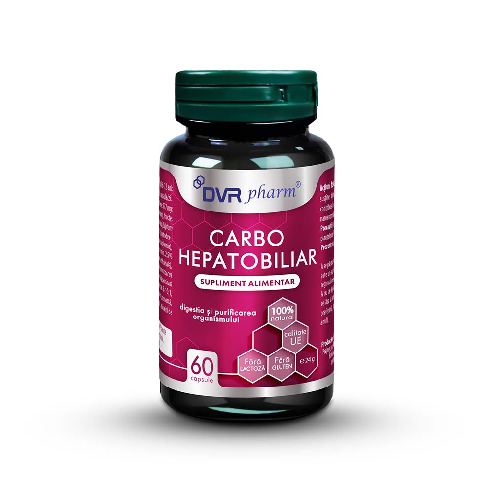 Carbo Hepato Biliar, 60 capsule, Dvr Pharm